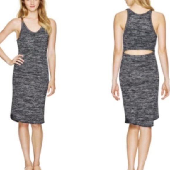 Aritzia Wilfred Free Yasmin Dress - Cutout - Reversible - Heather Grey - Size XS - Picture 1 of 5
